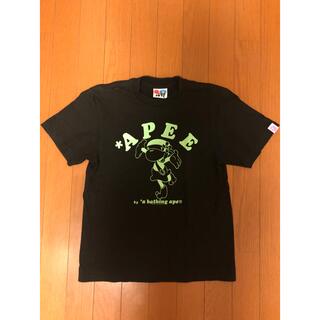 アベイシングエイプ(A BATHING APE)の日本製　A BATHING APE  APEE Tシャツ(Tシャツ(半袖/袖なし))