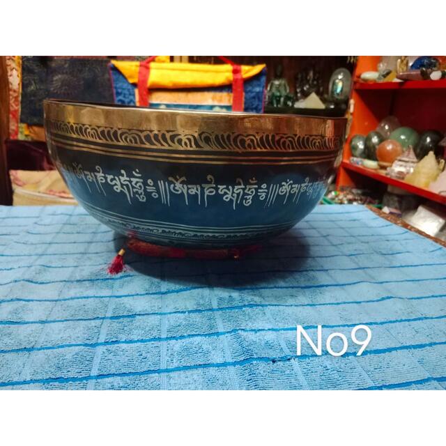 レビュー高評価のおせち贈り物 チベット産 No9 34cm シンギングボウル