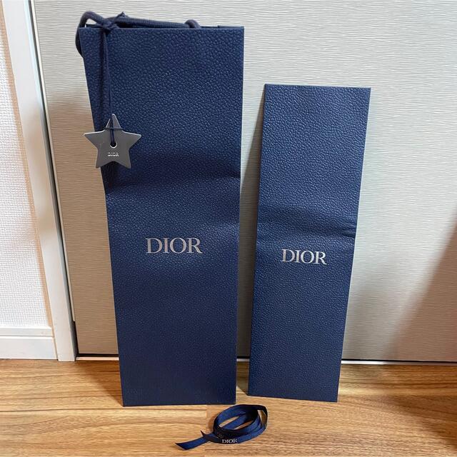 Christian Dior(クリスチャンディオール)のDior ディオール　ネクタイ　ショップ袋 レディースのバッグ(ショップ袋)の商品写真