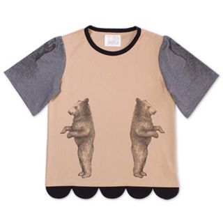 ボシュプルメット(bortsprungt)のメラントリックヘムライト　MELANTRICK HEMLIGHET ヒグチユウコ(Tシャツ(半袖/袖なし))