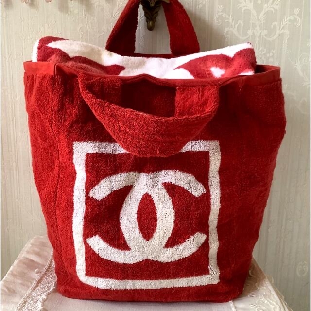 CHANEL - 専用 CHANEL パイル地 トートバッグ 大判タオルセットの通販