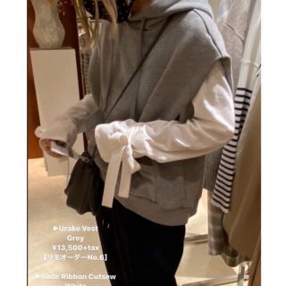 新品未使用】 ジプソフィア gypsohila 袖リボンカットソー-