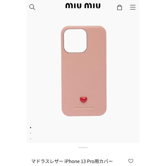 miumiu iPhone 13proケース