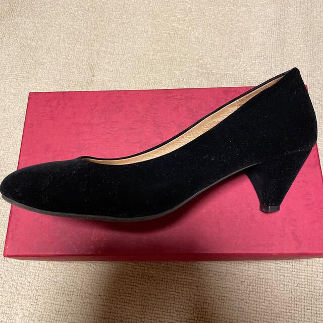 ORiental TRaffic(オリエンタルトラフィック)のオリエンタルトラフィック5cmヒールパンプスブラック黒中古箱付きパーティー結婚式 レディースの靴/シューズ(ハイヒール/パンプス)の商品写真