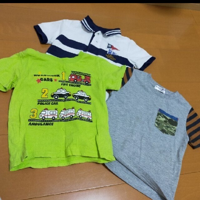 POLO RALPH LAUREN(ポロラルフローレン)の半袖　90　3枚 キッズ/ベビー/マタニティのキッズ服男の子用(90cm~)(Tシャツ/カットソー)の商品写真