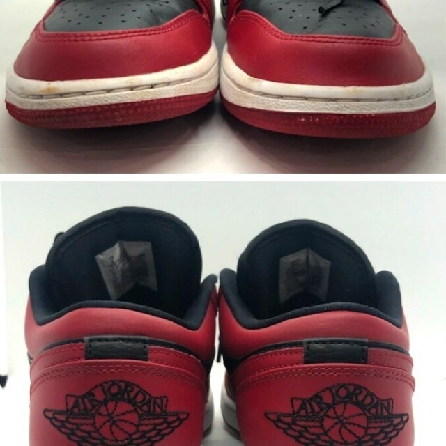 27cm air jordan 1 low varsity red