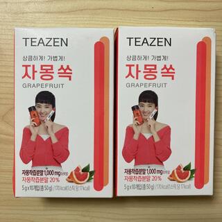 TEAZEN コンブチャ teazen グレープフルーツ味(健康茶)