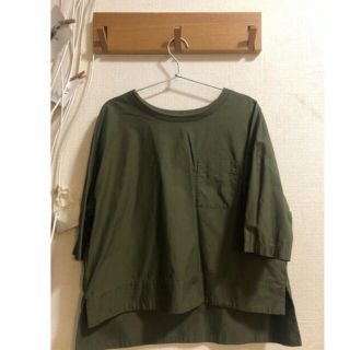 ムジルシリョウヒン(MUJI (無印良品))の無印良品　五分丈Tシャツ(Tシャツ(半袖/袖なし))