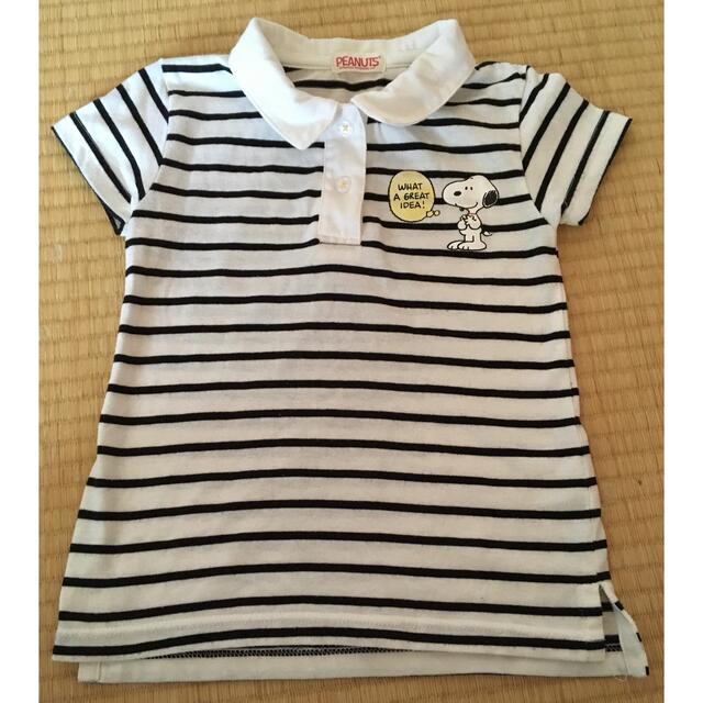 SNOOPY(スヌーピー)のスヌーピー　ポロシャツワンピース110 値下げ キッズ/ベビー/マタニティのキッズ服女の子用(90cm~)(ワンピース)の商品写真