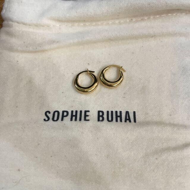 SOPHIE BUHAI Gold Tiny Essential Hoops