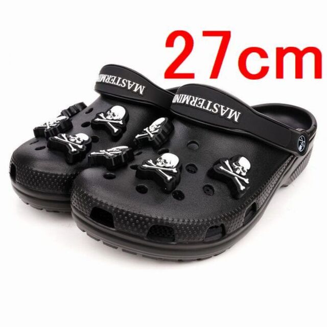 27cm mastermind JAPAN CROCS クロッグ サンダル 黒