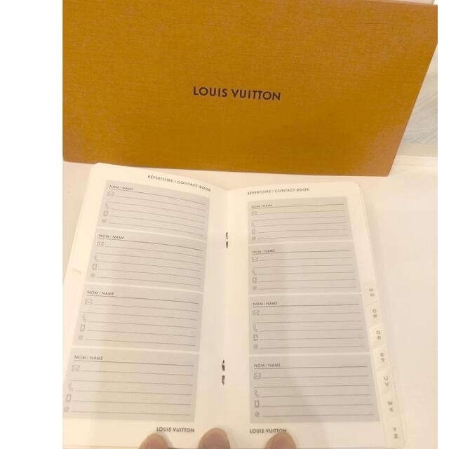 LOUIS VUITTON 手帳　リフィル　アドレス帳　未使用品　ヴィトン