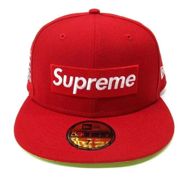 supreme No Comp Box Logo New Era 赤シュプリーム