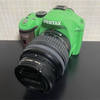 ペンタックス(PENTAX)のPENTAX k-xグリーン　レンズセット(デジタル一眼)