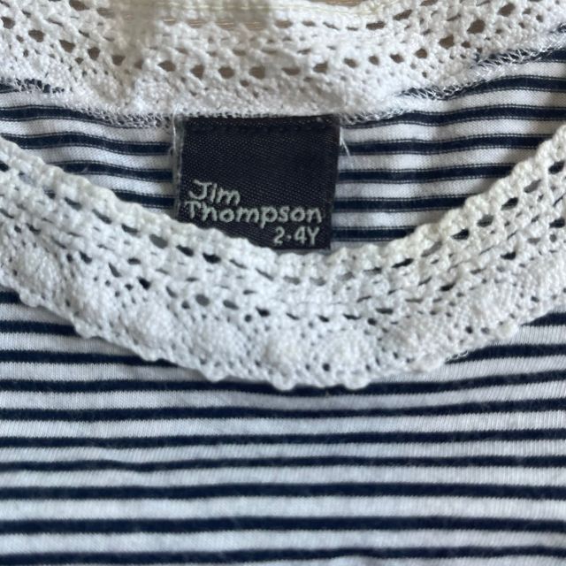 Jim Thompson(ジムトンプソン)のJim Thompson ボーダー キャミワンピ 90~100 キッズ/ベビー/マタニティのキッズ服女の子用(90cm~)(ワンピース)の商品写真