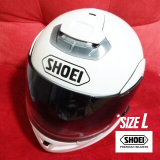 【SHOEI】 MULTITEC ヘルメットフルフェイス　Lサイズ　ホワイト(ヘルメット/シールド)