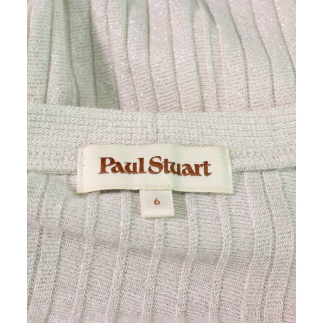 Paul Stuart(ポールスチュアート)のPAUL STUART ポールスチュアート カーディガン 6(M位) ベージュ系 【古着】【中古】 レディースのトップス(カーディガン)の商品写真