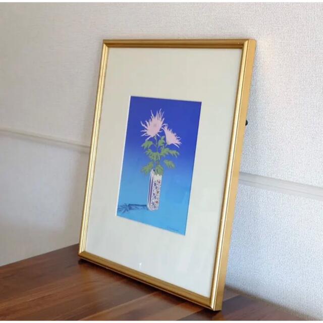 53様感謝‼️小暮真望「菊」シルクスクリーン限定版上署名 53様感謝‼️小暮真望「菊」シルクスクリーン限定版上署名