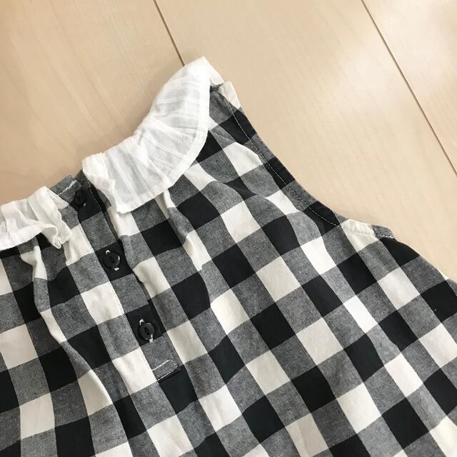 futafuta(フタフタ)の【futafuta】チェックワンピース120 キッズ/ベビー/マタニティのキッズ服女の子用(90cm~)(ワンピース)の商品写真