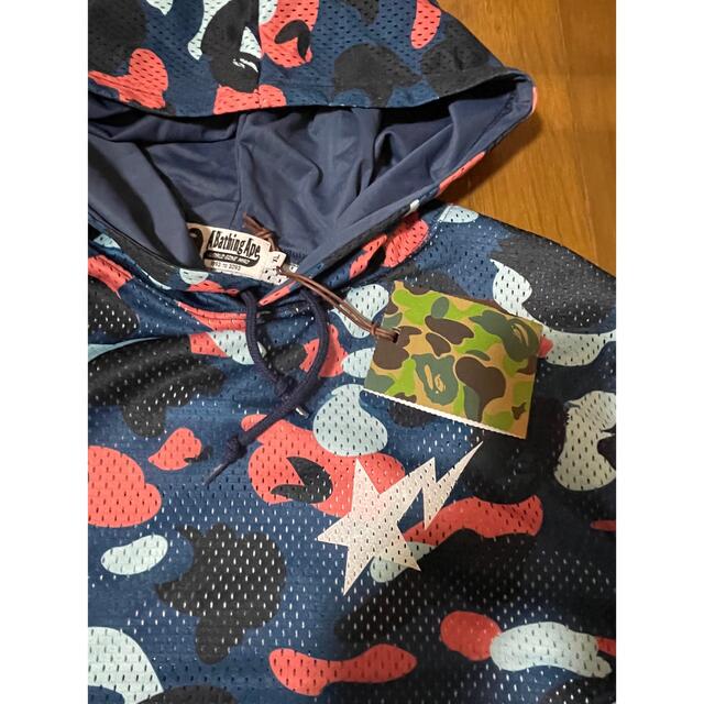 BAPE  MULTI CAMO MESH PULLOVER HOODIE