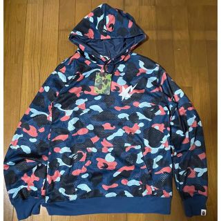 アベイシングエイプ(A BATHING APE)のBAPE  MULTI CAMO MESH PULLOVER HOODIE(パーカー)