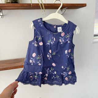 ベビーギャップ(babyGAP)のGAP 花柄トップス　(Tシャツ/カットソー)