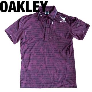 オークリー(Oakley)の美品‼️ OAKLEY ポロシャツ　ゴルフ　スポーツ(ポロシャツ)