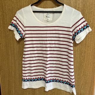 セポ(CEPO)のcepo Tシャツ ボーダー 刺繍(Tシャツ(半袖/袖なし))