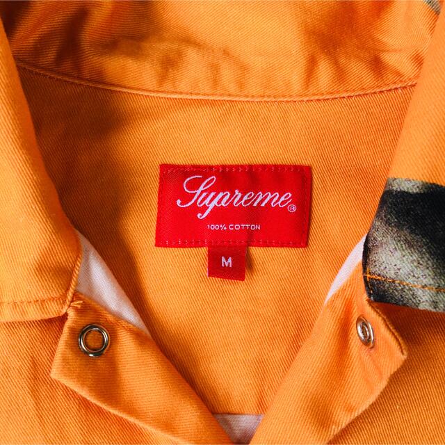 Supreme Drills Work Shirt 希少 Lサイズ orange