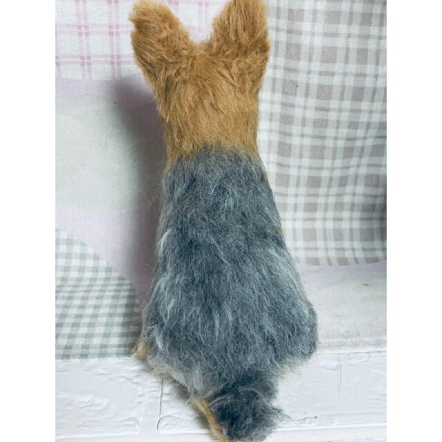 羊毛フェルト ヨークシャーテリア ハンドメイドのぬいぐるみ/人形(ぬいぐるみ)の商品写真