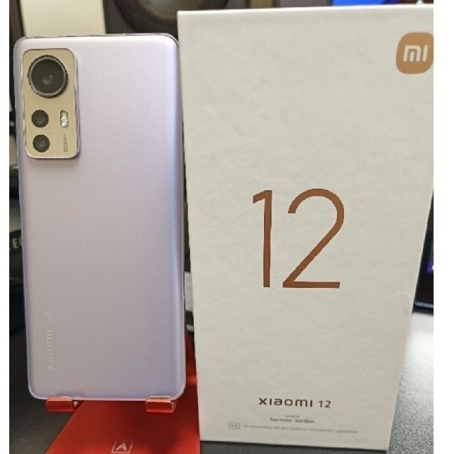 スマートフォン/携帯電話Xiaomi12 12/256 eu焼いてある purple