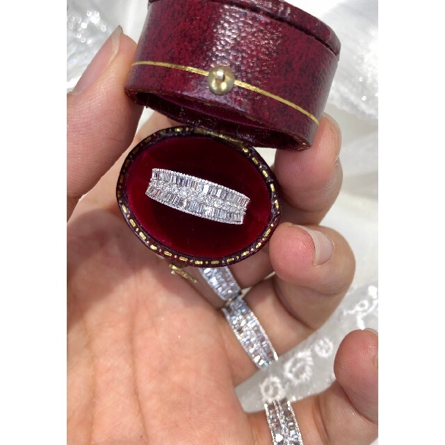 日本製 天然ダイヤモンドリング0.6ct k18 リング(指輪)