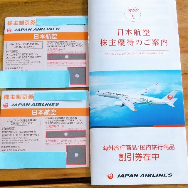 優待券/割引券株主優待制　JAL