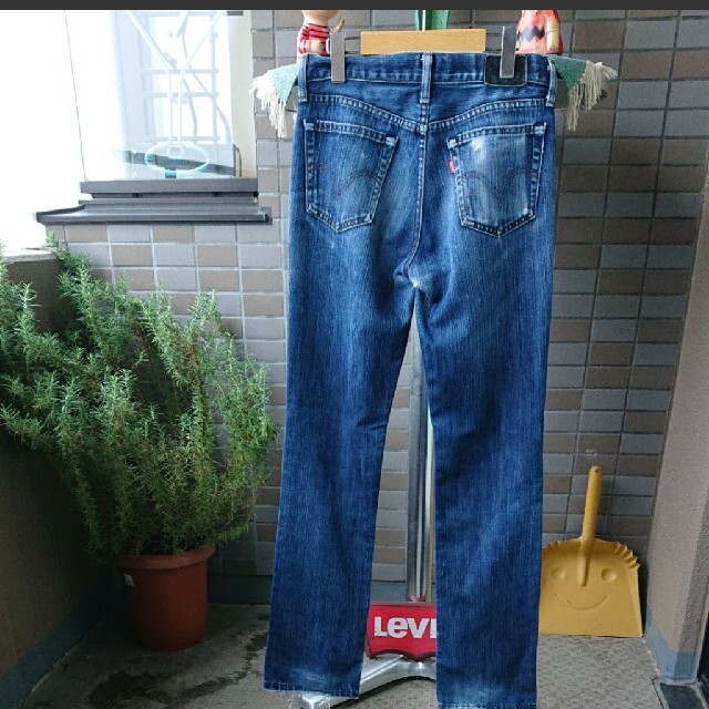 levis リーバイス 527 W29 ブーツカット ひげ落ちダメージ フレア
