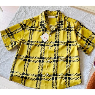 マルニ(Marni)のUNIQLO ✖️ MARUNI   オーバーサイズオープンカラーシャツ(シャツ/ブラウス(半袖/袖なし))