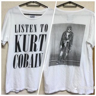 ★早い者勝ちSALE！★美品カートコバーン バッグプリントTシャツ (Tシャツ/カットソー(半袖/袖なし))