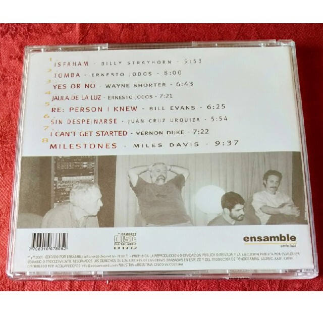 EDUARDO CASALLA CUARTETO / IMPRONTAS エンタメ/ホビーのCD(ジャズ)の商品写真