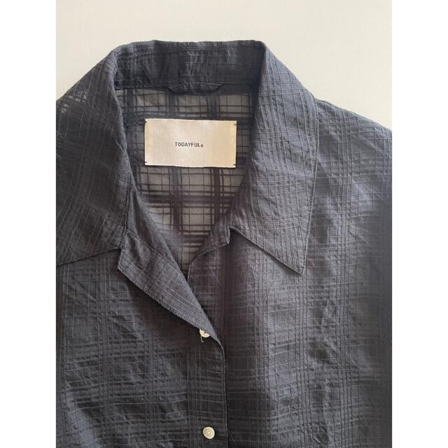 sheer check shirts トゥデイフル