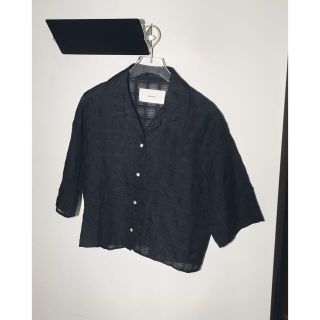 トゥデイフル(TODAYFUL)のSheer Check Shirts 黒(Tシャツ(半袖/袖なし))