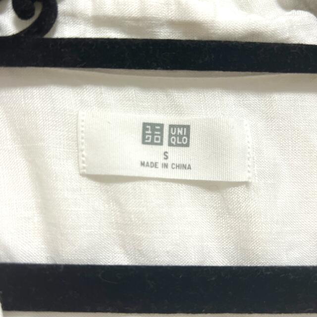 UNIQLO(ユニクロ)のユニクロ　麻　七分丈ブラウス レディースのトップス(シャツ/ブラウス(長袖/七分))の商品写真