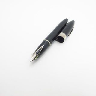 シェーファー(SHEAFFER)のシェーファー 万年筆美品  - 黒×シルバー(ペン/マーカー)