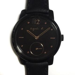 アニエスベー(agnes b.)のアニエスベー 腕時計 - VD78-KXW0 黒(腕時計)