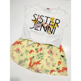 ジェニィ(JENNI)のシスタージェニィ  春夏物　tシャツ&シフォンパンツ(Tシャツ/カットソー)