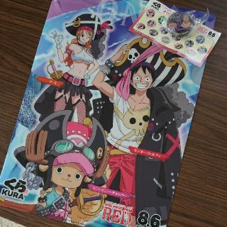 ワンピース(ONE PIECE)の【新品】くら寿司 ONE PIECE クリアファイル マグネットセット(クリアファイル)