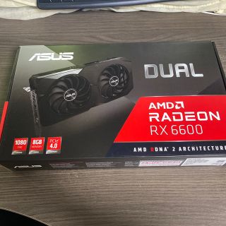 エイスース(ASUS)の【一式あり】ASUS AMD RADEON RX6600 / GDDR4 8GB(PCパーツ)