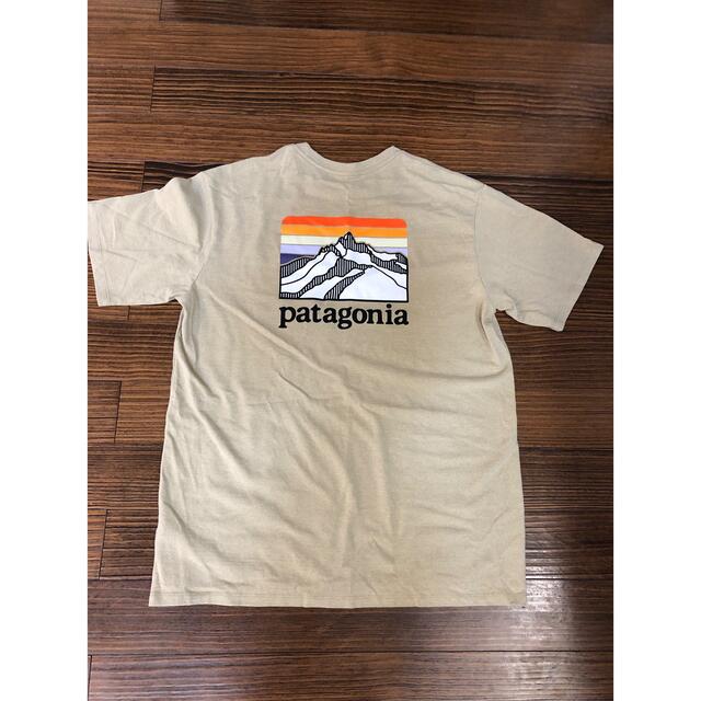 patagonia(パタゴニア)の美品　パタゴニア　Tシャツ メンズS ベージュ メンズのトップス(Tシャツ/カットソー(半袖/袖なし))の商品写真