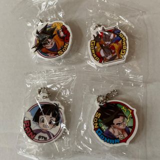 ドラゴンボール(ドラゴンボール)のくら寿司×ドラゴンボールラバーアクセサリー４個セット(キーホルダー)