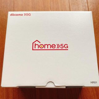 エヌティティドコモ(NTTdocomo)のSHARP home 5G HR01 ダークグレー(PC周辺機器)