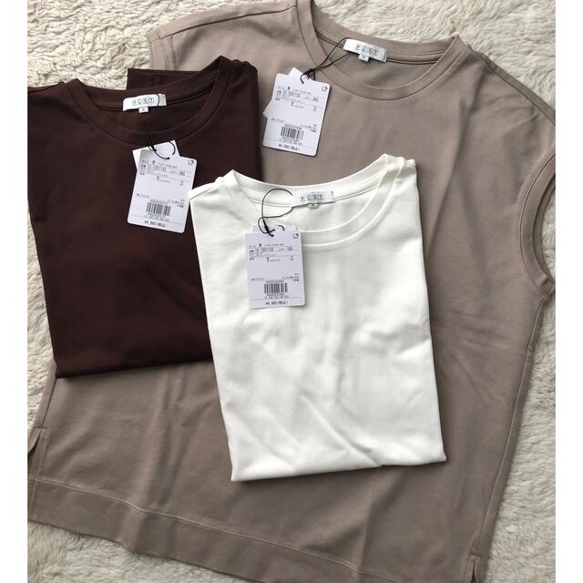 PLST(プラステ)のPLST クルーネックフレンチスリーブTシャツ レディースのトップス(Tシャツ(半袖/袖なし))の商品写真