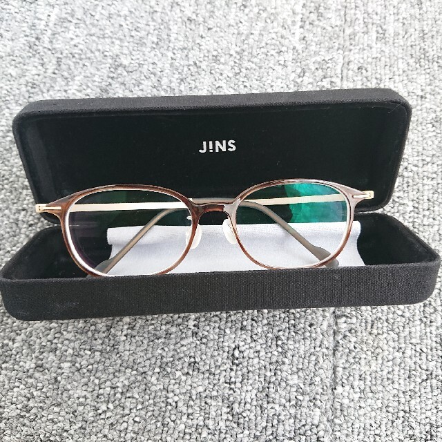 JINS(ジンズ)のJINSジンズ眼鏡Ultra Light Airframe Combinatio レディースのファッション小物(サングラス/メガネ)の商品写真